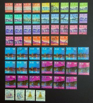Hong Kong 1997 Skyline And Harbour View.  (58 Stamps)