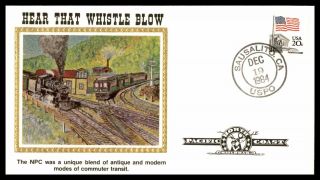 Mayfairstamps Us 1984 North Pacific Coast Railroad California Cover Wwb23151