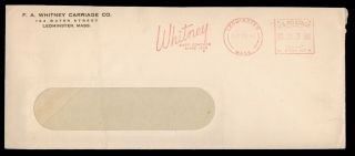 Dr Who 1949 Leominster Ma Metered Advertising Whitney Carriage Co E43220
