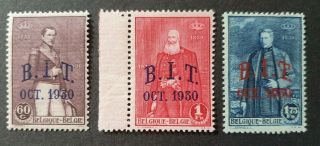 1830 - 1930 B.  I.  T.  Set Vf Mnh BelgiË Belgium B187.  24 0.  99$