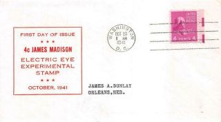 808ee 4c Madison Electric Eye,  Wash.  Stamp Ex.  Cachet [e549428]