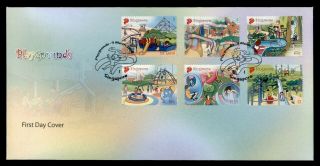 Dr Who 2010 Singapore Playgrounds Fdc Pictorial Cancel C124554