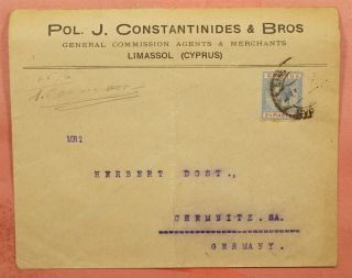 1925 Cyprus 81 Limassol To Germany