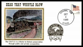 Mayfairstamps Us 1980 Chama Cumbres & Toltec Scenic Railroad Mexico Cover Ww