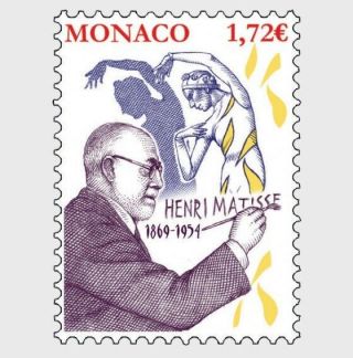 Monaco 2019 Henri Matisse 1869 1954 Art Painting Impressionism 150th Birth 1v