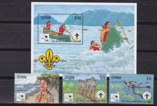 Guyana 1995 Scout,  Set Mnh Scout Sc 2962/9 L1537