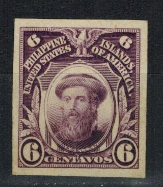 1931 Us/philippines Stamp - Sc 342 6c Violet Imperforate - Mng