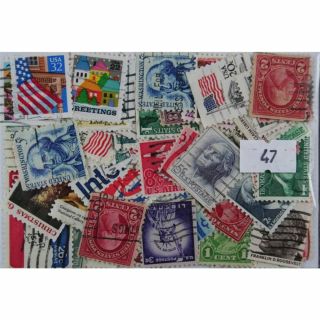 United States.  100 Stamps.  (47)