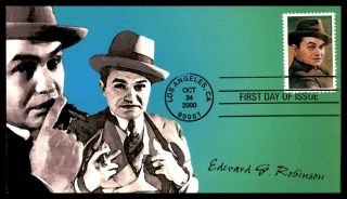 Mayfairstamps Us Fdc 2000 Edward Robinson All Over Cachet First Day Cover Wwb336