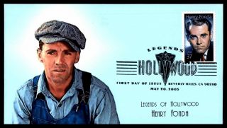 Mayfairstamps Us Fdc 2005 Henry Fonda All Over Hollywood Legends First Day Cover