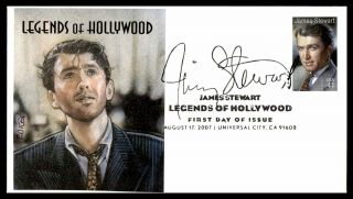 Mayfairstamps Us Fdc 2007 James Stewart Legend Of Hollywood First Day Cover Wwb3