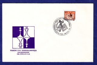 Ca Chess Schach Hungary 29.  04.  1988 Special Cancel Special Cover Budapest