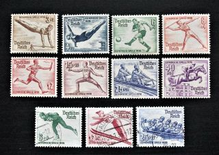Germany - 1936 Summer & Winter Olympic Games Sets - Mh &