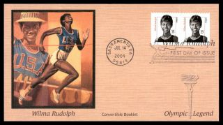 Mayfairstamps Wilma Rudolph Olympic Legend 2004 Fleetwood Cover Wwb_12727