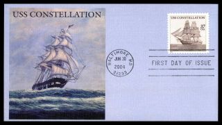 Mayfairstamps Uss Concstellation 2004 Fleetwood Cover Wwb_12731