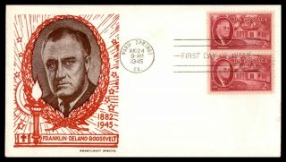 Mayfairstamps Us Fdc 1945 Fdr 2c Pair Smartcraft Special First Day Cover Wwb2690