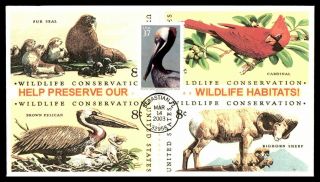 Mayfairstamps Us Fdc 2003 Pelican Wildlife All Over Cachet First Day Cover Wwb_3