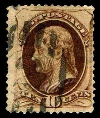 Us.  188.  10c American Bank Note Issue Of 1878 - F/vf - Cv$18.  00 (e 0562)