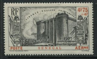 Senegal 1939 Airmail Semi - Postal 4f75,  4 Francs Unmounted Nh
