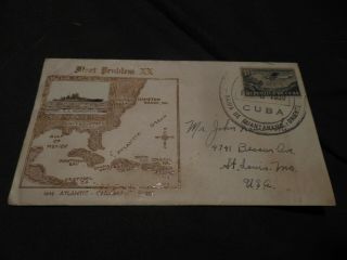 U.  S.  S.  USS Mississippi Naval Ship 1939 Stamp Cover 2