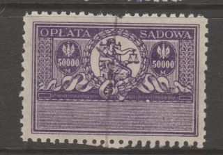 Poland Revenue Fiscal Cinderella Stamp 9 - 29 - 10