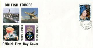 1980 Queen Mother 80th Birthday British Forces Postal Service Fdc Fpo 1016 Cds