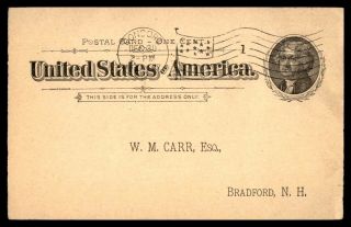 Mayfairstamps Ad 1897 Concord First National Bank To Bradford Card Wwb18661