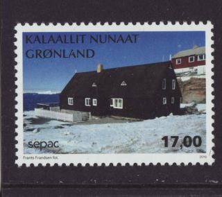 Greenland 2019 Mnh - Sepac - Old Residential Houses - Set Of 1 Stamp
