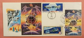 1992 Fdc 2634a Space Accomplishments Russia Joint Issue Hf Cachet