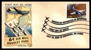 Mayfairstamps Us Fdc 2005 Fluegel 247 Airplane First Day Cover Wwb25499