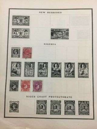 LOOK $$$$ 23,  Pages of OLD Niger Nigeria Postage Stamps 764 3