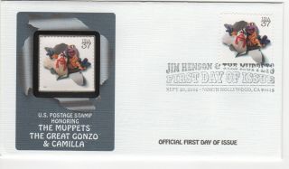 Sss: Fleetwood Us Fdc 2005 37c The Muppets,  Great Gonzo - Stamp Sc 3944