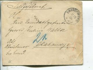 Germany German South West Africa Field Post Cover 1904