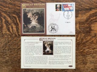 Gb Benham Fdc 2006 Great Britain,  Death Of Nelson,  Ltd 2000,  Pristine