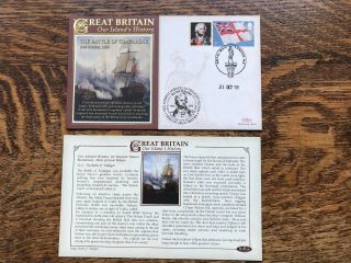 Gb Benham Fdc 2005 Great Britain,  Nelson,  The Battle Of Trafalgar,  Ltd 2000,
