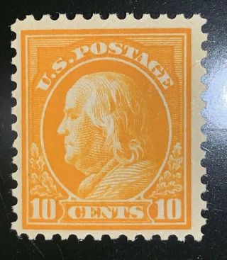 Travelstamps: 1917 - 19 Us Stamps Scott 510,  Og,  Lh,  10cents,  Franklin