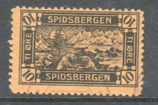 Spitsbergen Local Stamp 10 Ore,  Svalbard