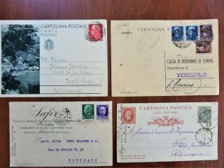 Italia,  4 Cartolina Postale1879,  1931,  1937,  1945.  The Summer Proposals Continue