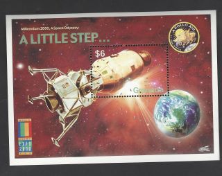 Grenada Mini - Sheet Apollo Xiii - Millennium 2000,  A Space Odyssey
