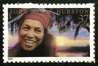 2003 Scott 3748 - 37¢ - Zora Neale Hurston - Folkorist - Single Stamp - Mnh