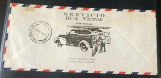 San Juan Puerto Rico Great Advertising Cover Rca Victor Airmail 1960 Tv Auto