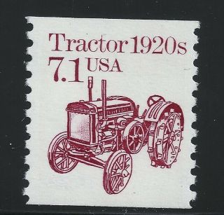 Us Scott 2127,  Single 1987 Tractor 1920s 7.  1c Fvf Mnh