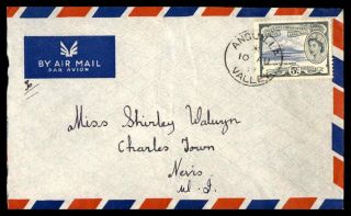 Mayfairstamps St Christopher Nevis Anguilla 1959 Anguilla Police Station Air Mai