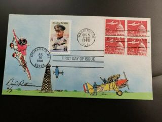 1999 Us Fdc Aviation Billy Mitchell Hand Painted On 1962 Am Fdc 6/7