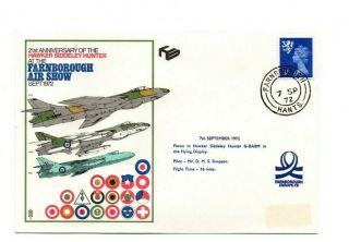 1972 Rafm Cover - 21st Anniversary Of The Hawker Siddeley Hunter - 7 Sept 1972