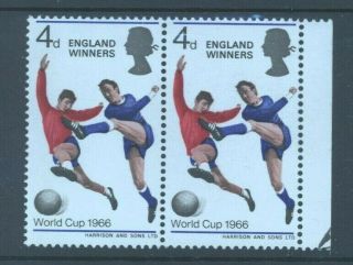 1966 World Cup England Winners Sg700,  1 X Patch On Thigh Listed Flaw W96a,  Mnh