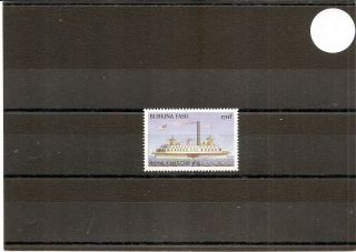 Burkina Faso 1999 Historic Ships - 1v Of Set Nhm " Fulton " Paddle Steamer Usa 1915