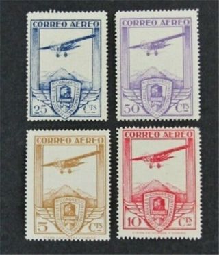 Nystamps Spain Stamp C12 - C15 Og H $30