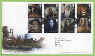 G.  B.  2011 Magical Realms Set On Royal Mail First Day Cover,  Merlins Bridge