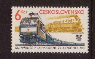 Rail/trains Thematic Stamps - Czechoslovakia,  Muh,  Electric Locomotive